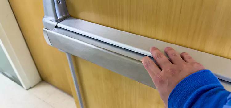 Installing a Push Bar on a Door Kalamazoo